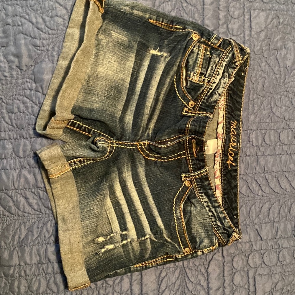 Denim shorts